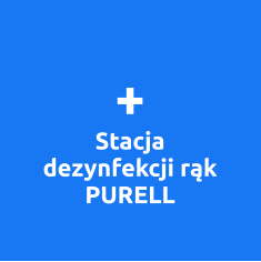 + Stacja dezynfekcji rąk PURELL