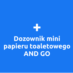 + Dozownik mini papieru toaletowego AND GO