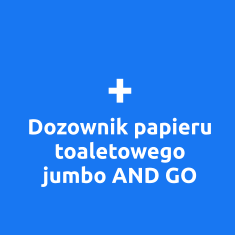 + Dozownik papieru toaletowego jumbo AND GO