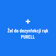 + Żel do dezynfekcji rąk PURELL