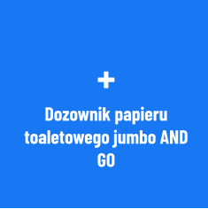 + Dozownik papieru toaletowego jumbo AND GO