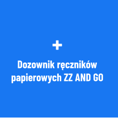+ Dozownik ręczników papierowych ZZ AND GO