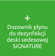 + Dozownik płynu do dezynfekcji deski sedesowej SIGNATURE
