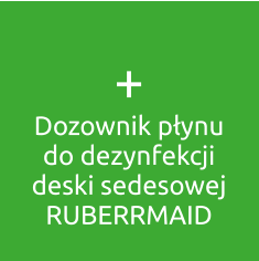 + Dozownik płynu do dezynfekcji deski sedesowej RUBERRMAID