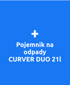 + Pojemnik na odpady  CURVER DUO 21l