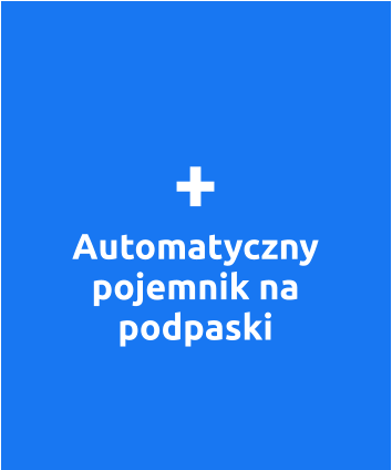 + Automatyczny pojemnik na podpaski