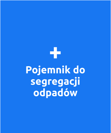 + Pojemnik do segregacji odpadów