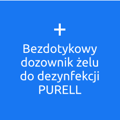 + Bezdotykowy dozownik żelu do dezynfekcji PURELL