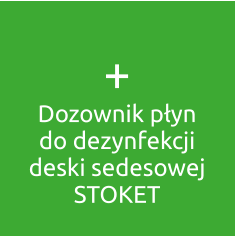 + Dozownik płyn do dezynfekcji deski sedesowej STOKET