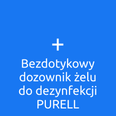 + Bezdotykowy dozownik żelu do dezynfekcji PURELL
