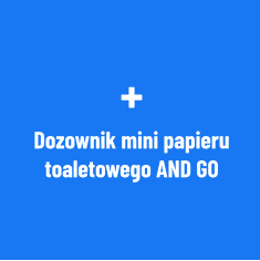 + Dozownik mini papieru toaletowego AND GO