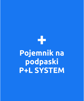 + Pojemnik na podpaski  P+L SYSTEM